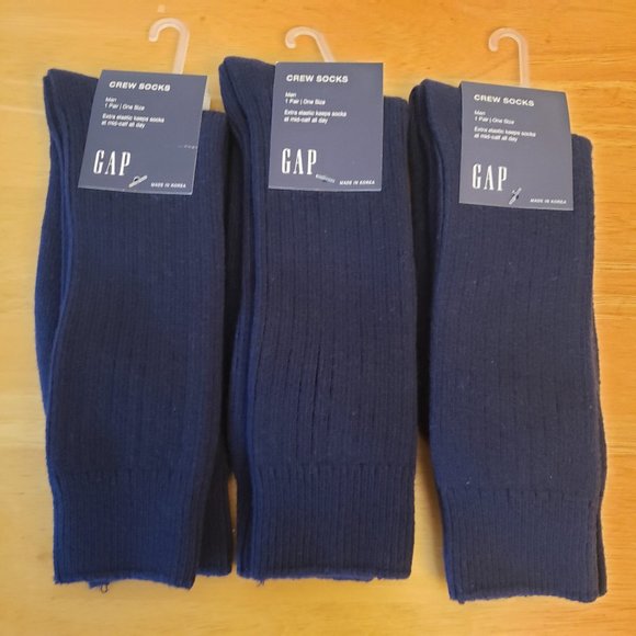 Gap Crew Socks For Men 3 pairs - Picture 1 of 6